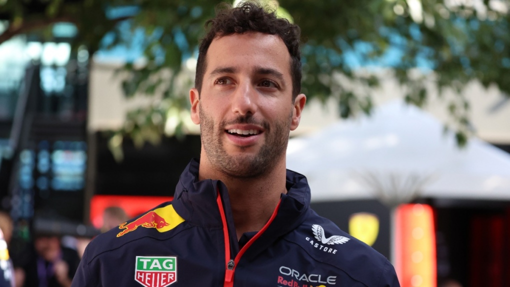 F Badger Daniel Ricciardo Ready To Race In Minutes Ctv News