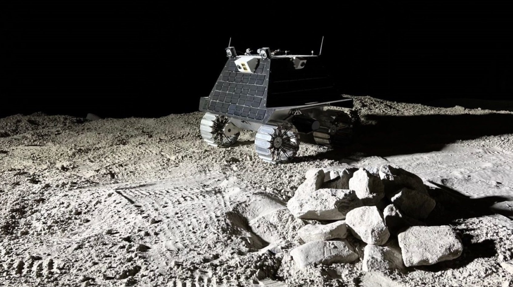 La nave espacial canadiense está buscando agua congelada en la superficie de la luna.