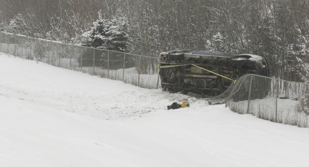 Sunday winter blast ices Calgary roads