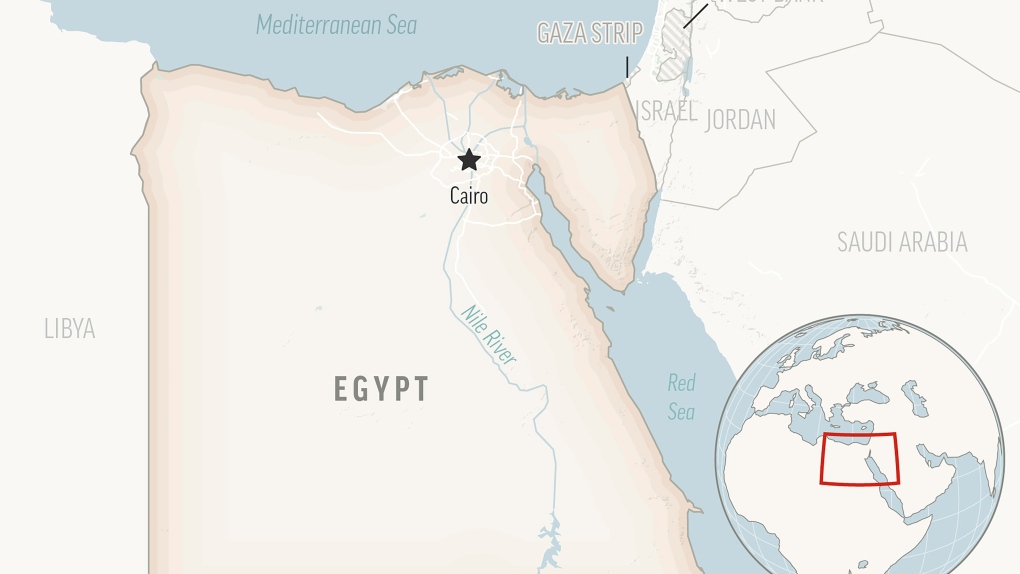 Train derails in northern Egypt, killing 2, injuring 16