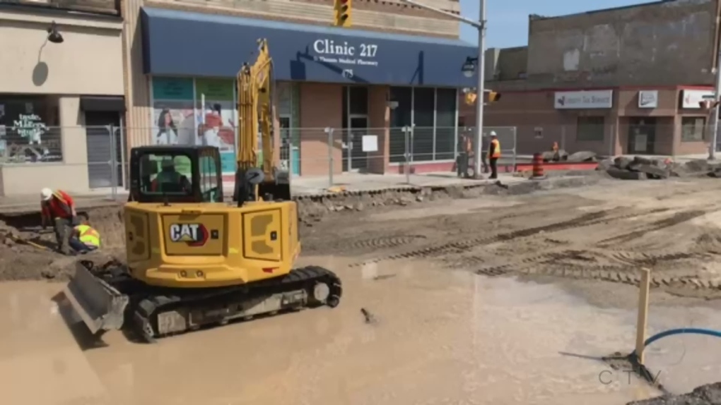 St. Thomas construction causes watermain break