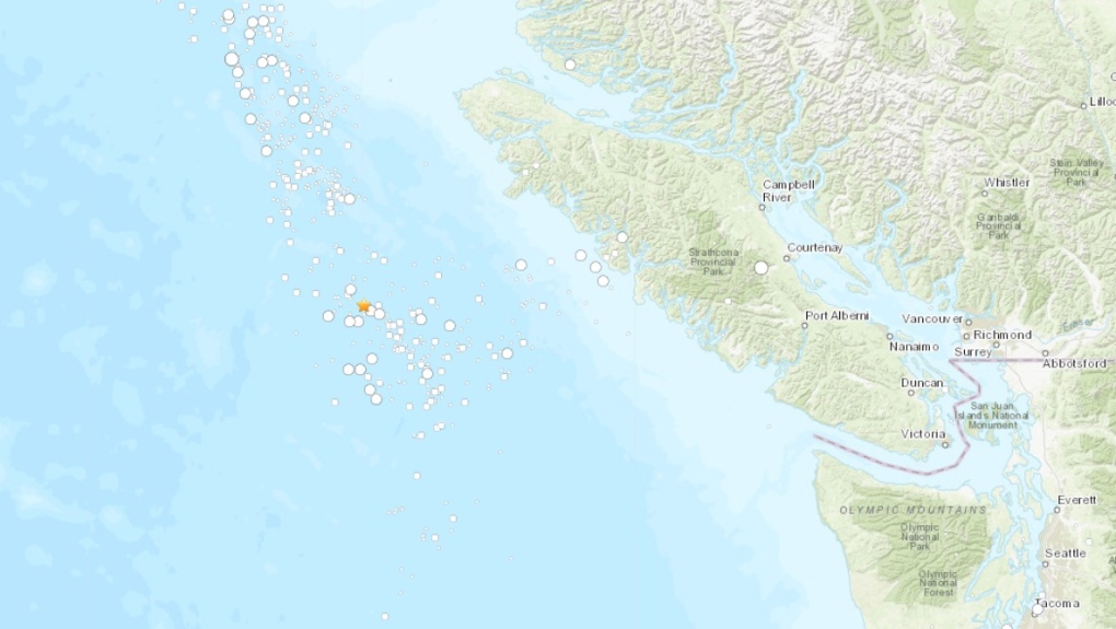 Un terremoto de magnitud 6.0 sacudió la isla de Vancouver