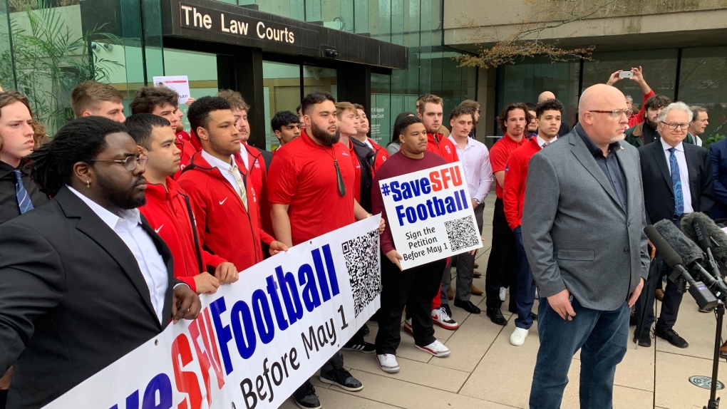 SFU football players file for injunction to prevent discontinuation of the program