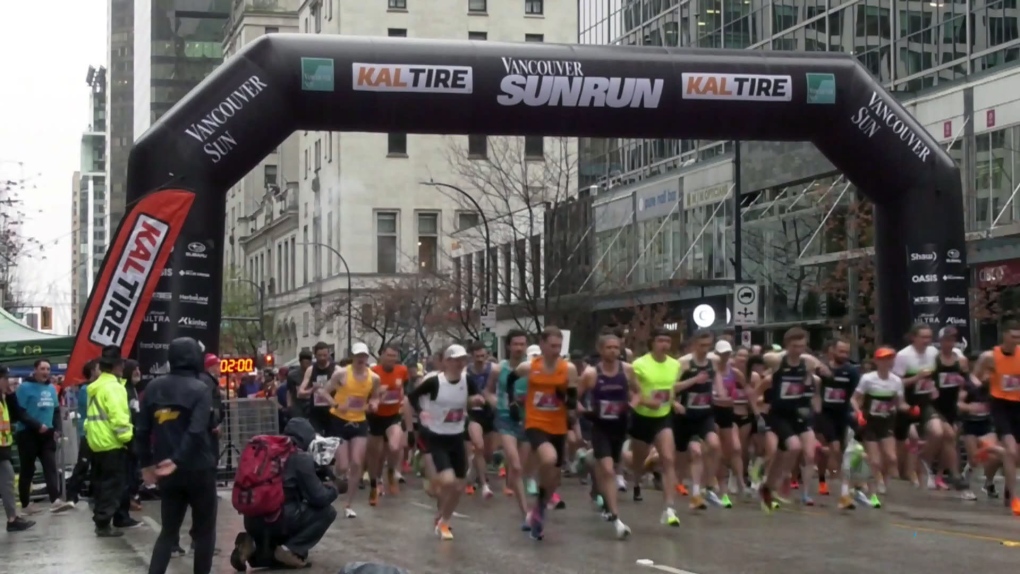 La 39.ª carrera anual Vancouver Sun Run atrae a más de 35 000 participantes