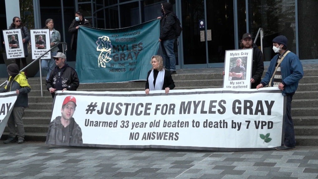 Myles Gray died by homicide, B.C. coroner’s inquest finds
