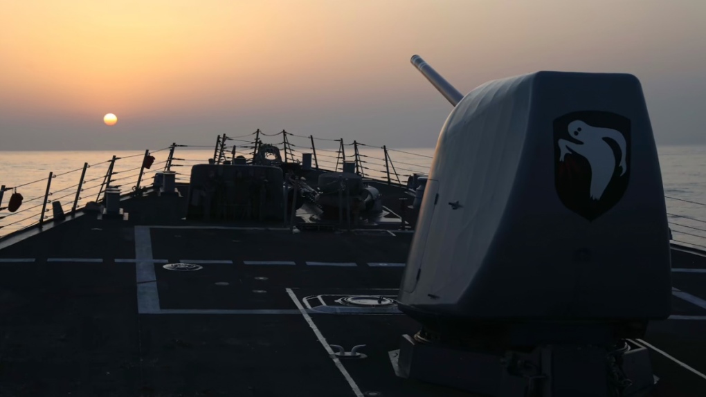 U.S. sails warship through Taiwan Strait after China's drills