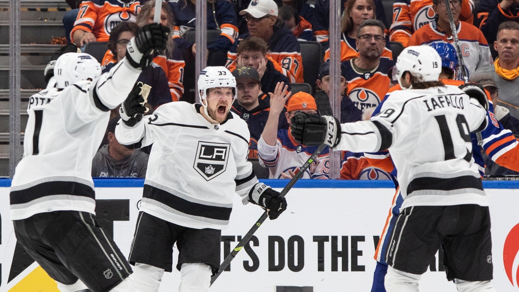 Kings edge Oilers 4-3 in OT to take early lead in playoff series