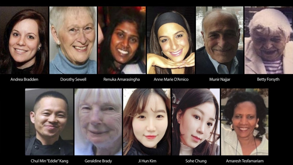 Lives lost in Toronto van attack, one of the country's worst mass murders