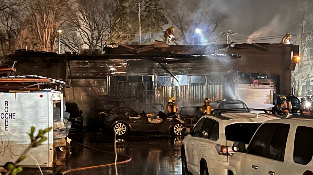 Three separate fires destroy multiple vehicles overnight