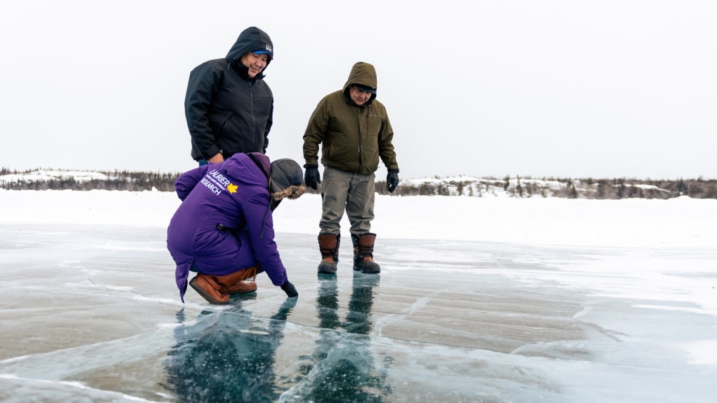 'It's our highway:' Researchers, Indigenous guardians monitor lake ice in N.W.T.