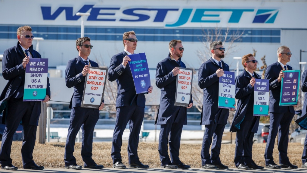 WestJet starts to cancel flights as pilot strike looms, negotiations in stalemate