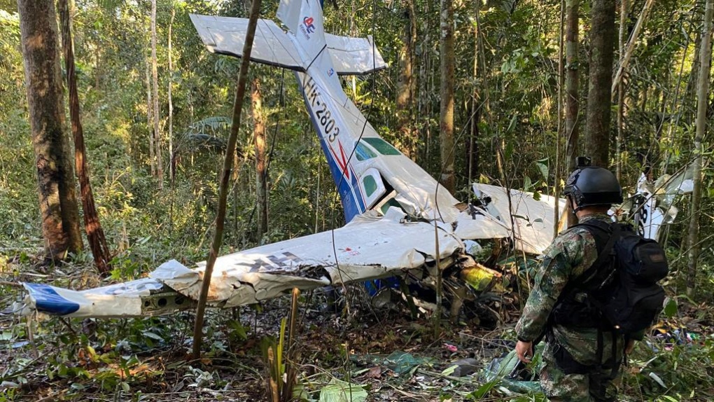 Kolumbia szuka 4 dzieci po katastrofie lotniczej