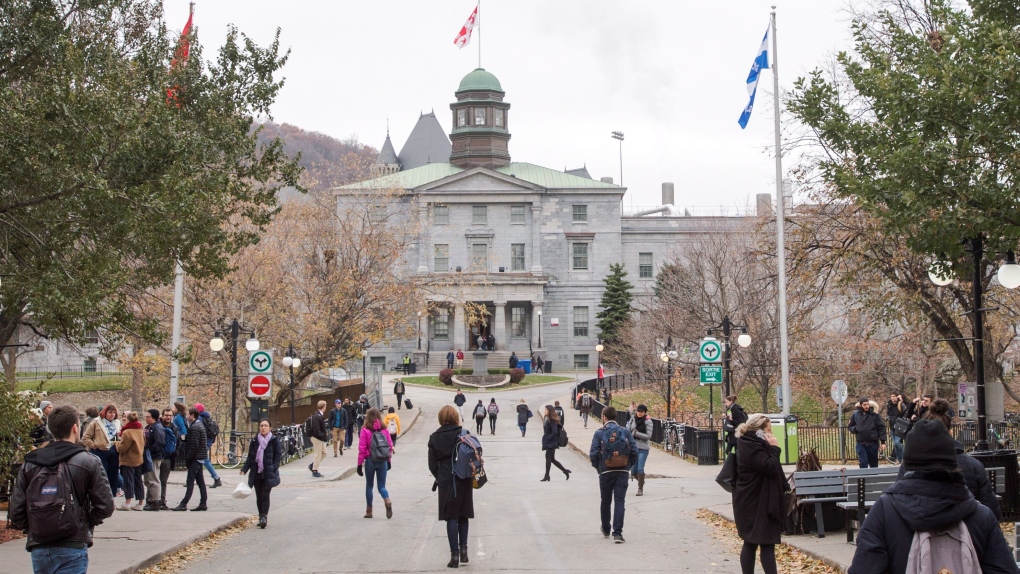 McGill University's campus is seen Tuesday, Nov. 14, 2017, in Montreal. THE CANADIAN PRESS/Ryan Remiorz