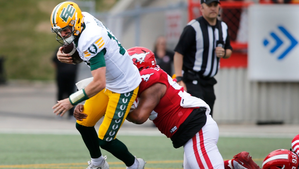 Stamps weather the storm and Elks for 29-24 pre-season win