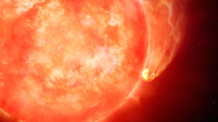 Astronomers witness never-before-seen moment Jupiter-sized gas giant eaten by star