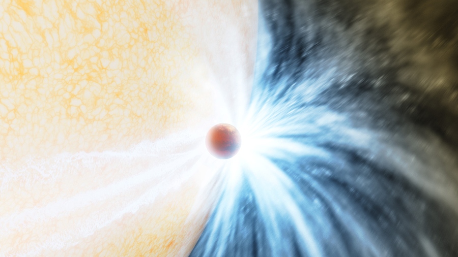 Galactic gobble: Star swallows planet in one big gulp