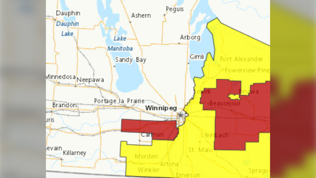 Manitoba weather: severe thunderstorm warnings in effect