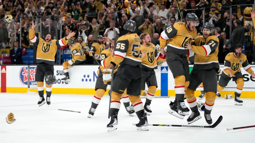 Golden Knights blast Panthers 9-3 in Game 5 to capture for Stanley Cup