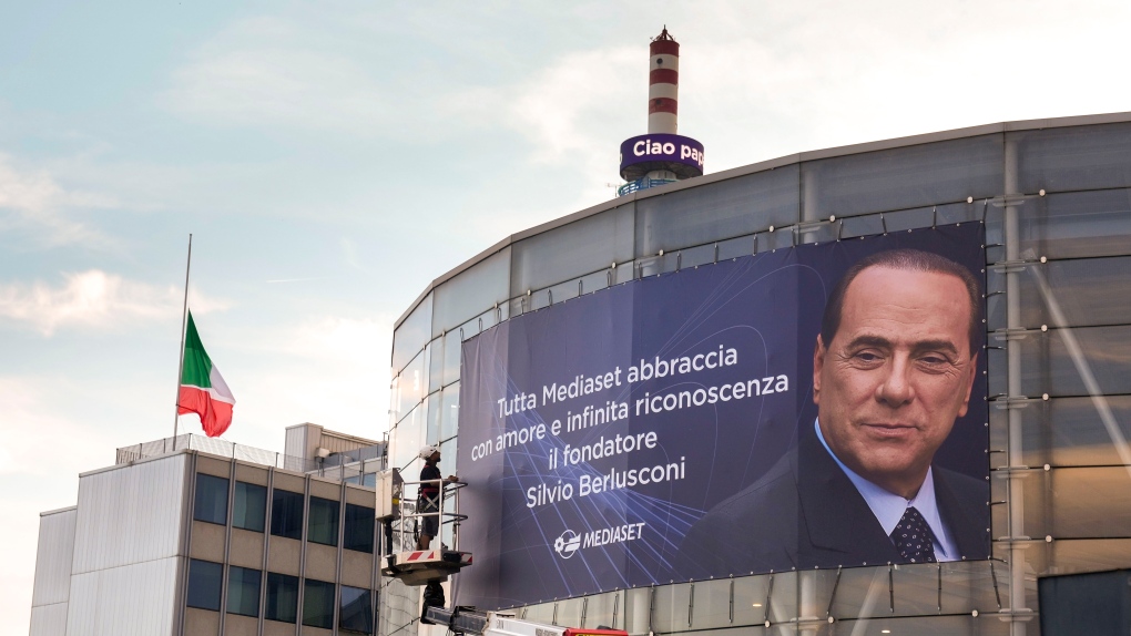 Silvio Berlusconi's polarizing force in Italy remains strong as his funeral is held in Milan