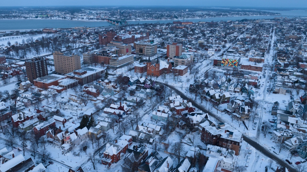 More than 50 inches of snow fell in just a few days in Buffalo in December. (Joed Viera/AFP/Getty Images)