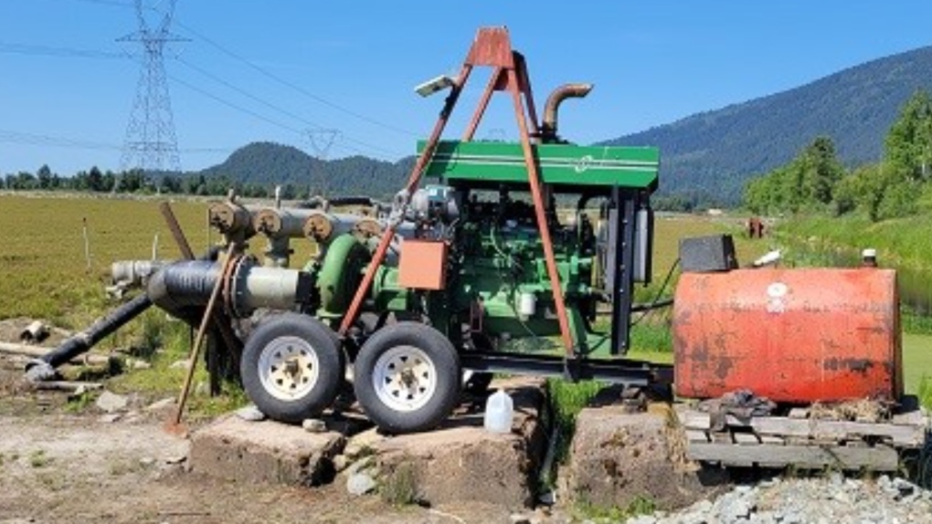 Water pump worth $50K stolen from Pitt Meadows farm: RCMP