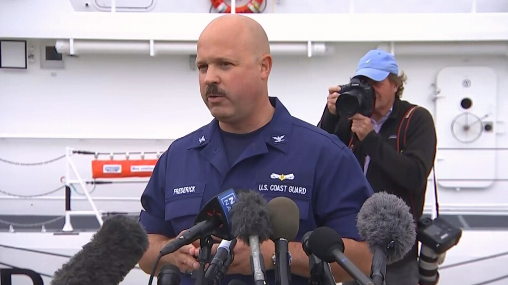Officials from the United States Coast Guard gave an update for the ongoing search for a missing submarine going to the Titanic wreck.