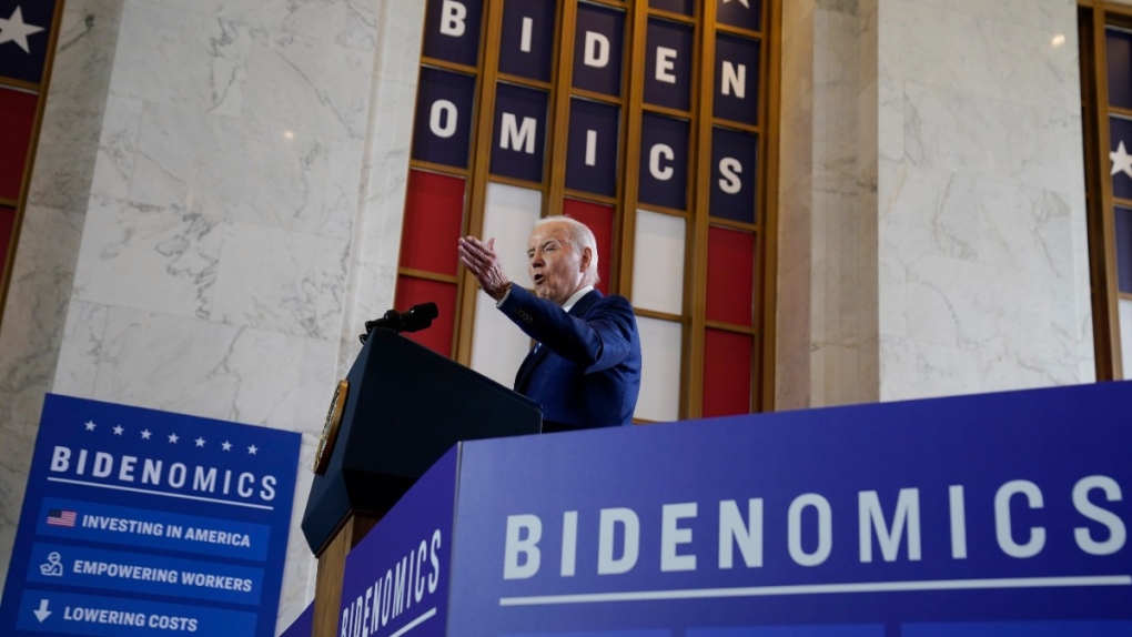 Just 34 per cent approve of Biden’s handling of the economy as he hits the road to talk up ‘Bidenomics’