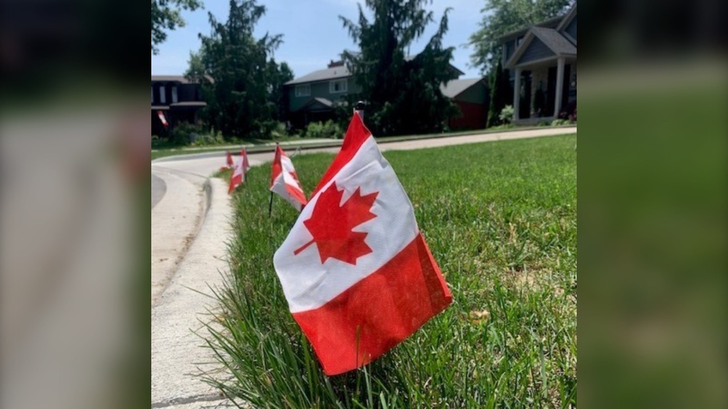 Bartlett Crescent shows patriotic spirit for Canada Day