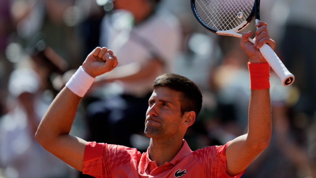 Novak Djokovic breaks his tie with Rafael Nadal by reaching 17th French Open quarterfinals