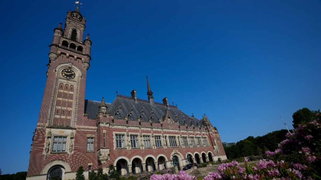 Exterior view of the World Court in The Hague, Netherlands, on June 6, 2023. (AP Photo/Peter Dejong) 