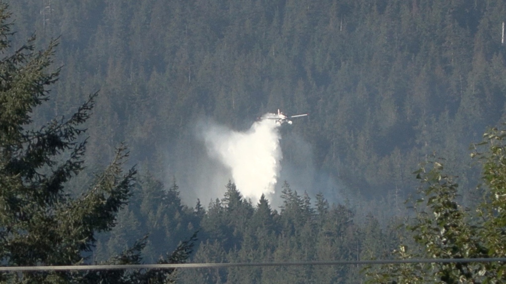 Out-of-control wildfire burning on North Shore