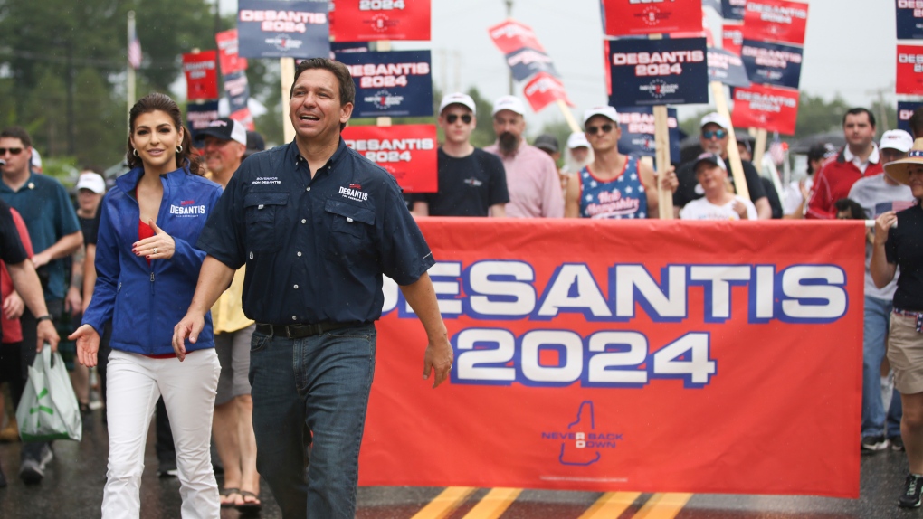 Uit opiniepeilingen van DeSantis blijkt dat Democraten een opening in Florida zouden kunnen zien