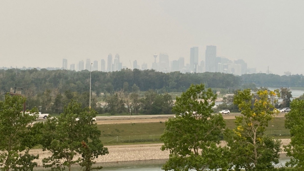 Wildfire smoke causes poor air quality in Calgary