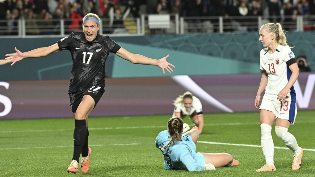 New Zealand opens Women’s World Cup with a 1-0 upset over Norway on emotional 1st day in host nation