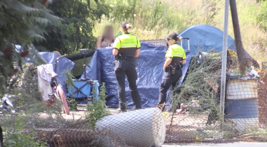 Homeless return to camping area dismantled by St. Thomas officials