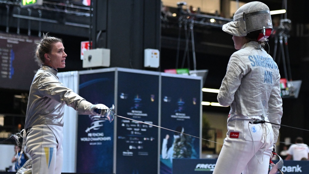 Ukraine’s top fencer disqualified from world championships after refusing to shake hands with Russian opponent