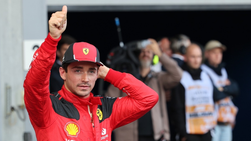 Leclerc starts on pole for Belgian GP after Verstappen gets grid penalty