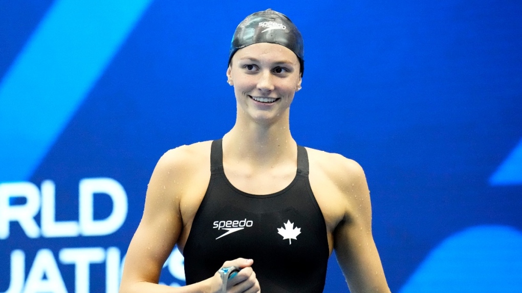 Canada’s Summer McIntosh wins gold in 200m butterfly at World Aquatics Championship