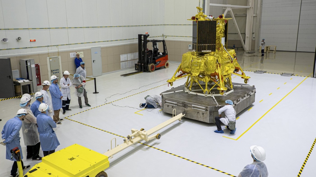 Rosyjski statek kosmiczny Łuna-25 rozbija się o powierzchnię Księżyca