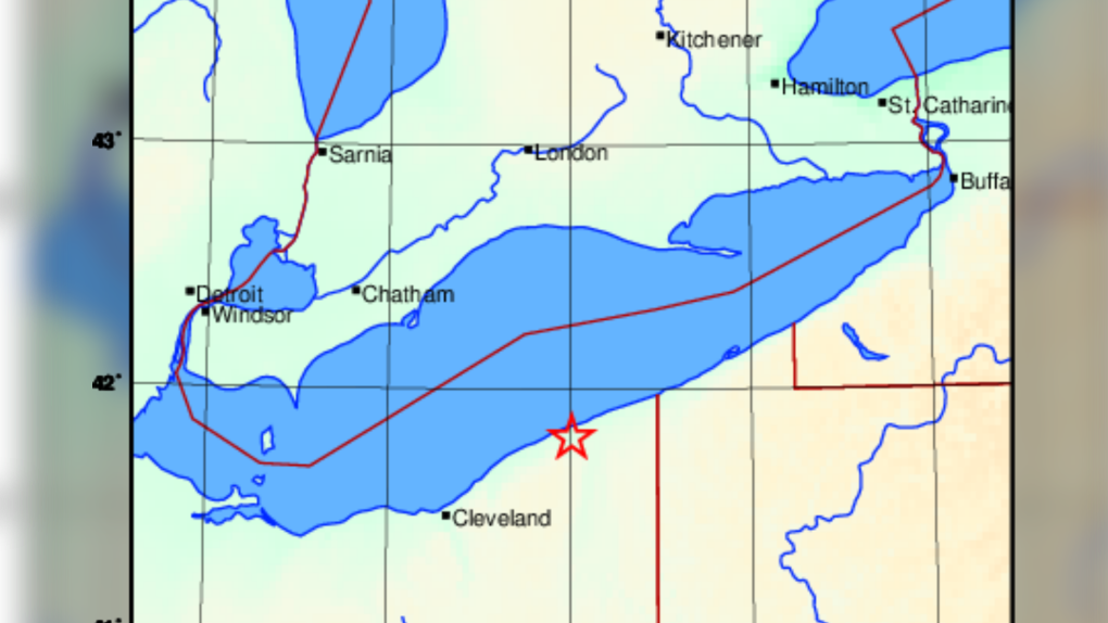 Our viewing area reportedly experienced feeling an earthquake Sunday evening