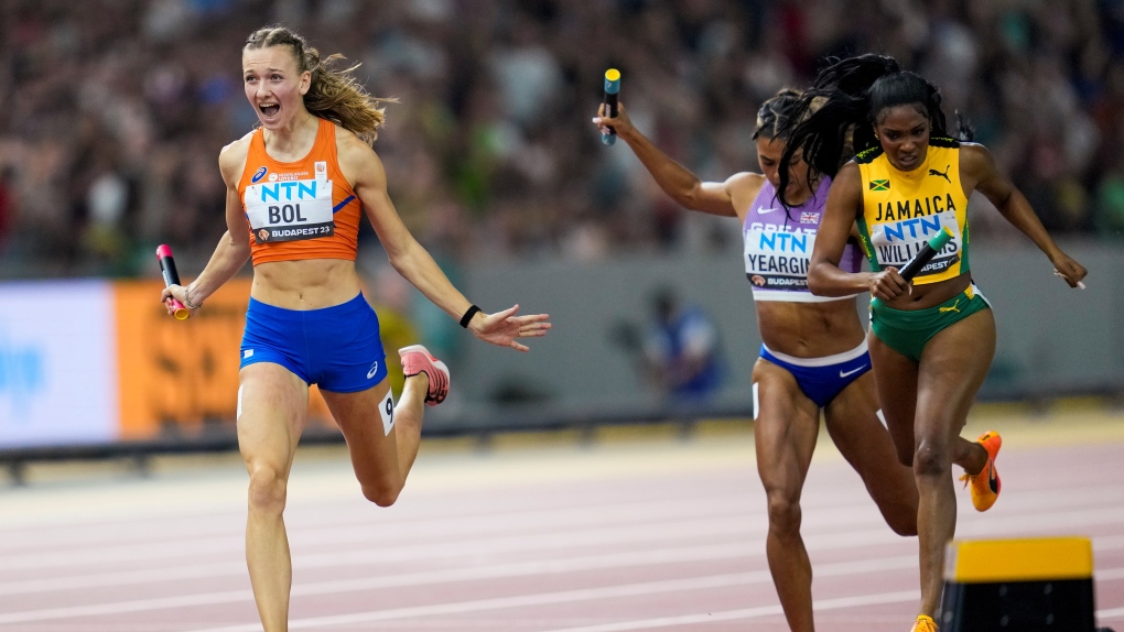Canadian women’s 4x400m relay team places fourth at athletics worlds