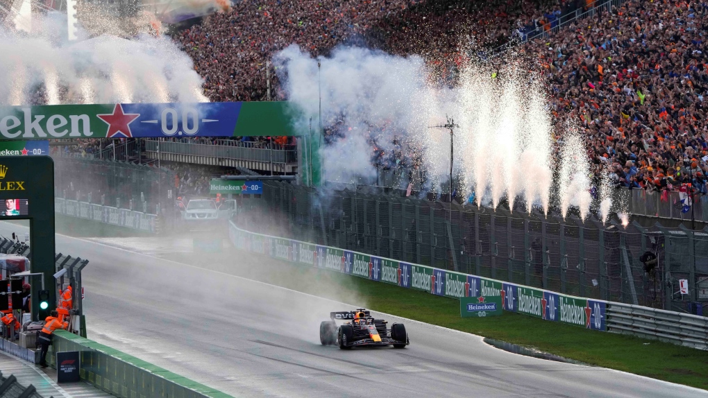 Verstappen wins rainy Dutch GP to equal Vettel’s F1 record with 9th straight victory