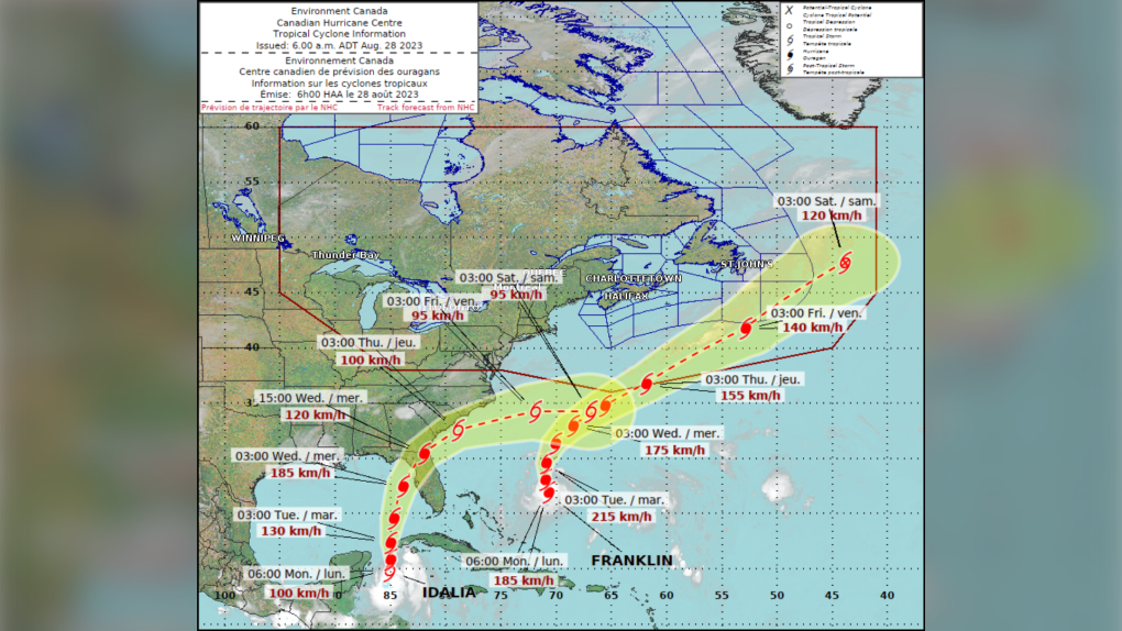 Franklin now first ‘major hurricane’ of 2023 Atlantic season