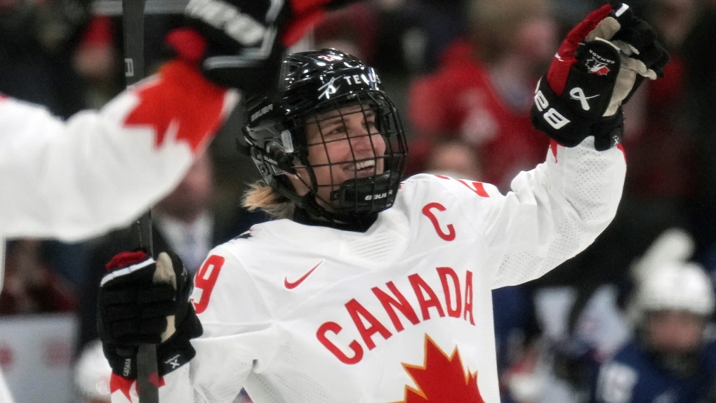 Canadian women's hockey team to open world hockey championship in