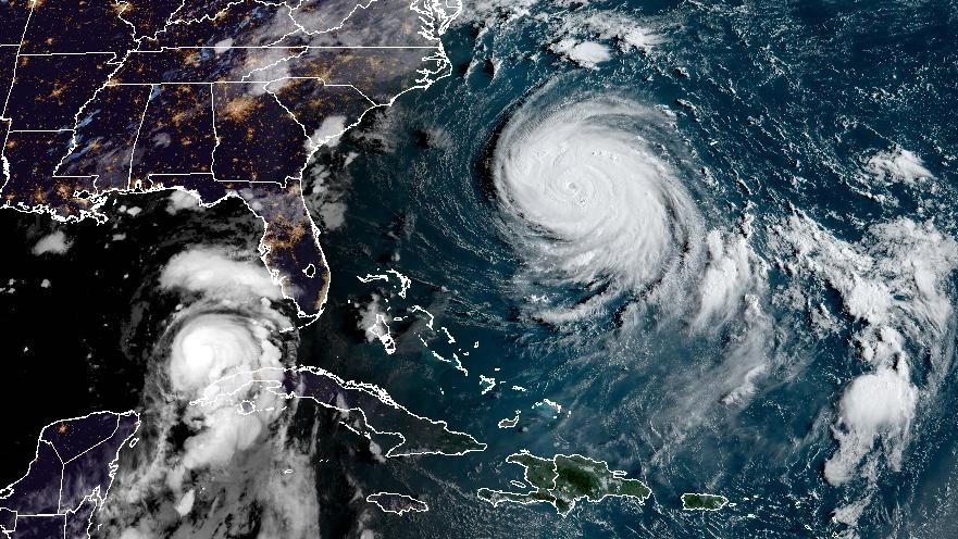 Orkaan Franklin blijft een storm van categorie 4: National Hurricane Center