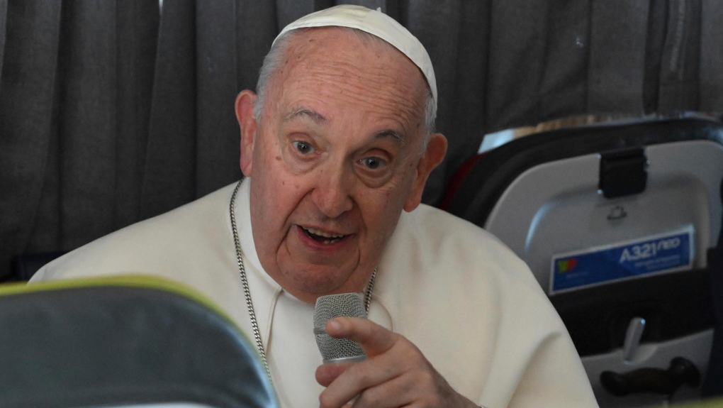 Pope says Catholic Church open to everyone, including LGBTQ2S+ people, but has rules