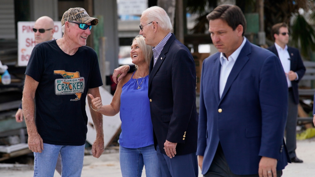 Biden esamina l’esito dell’uragano Adalia in Florida