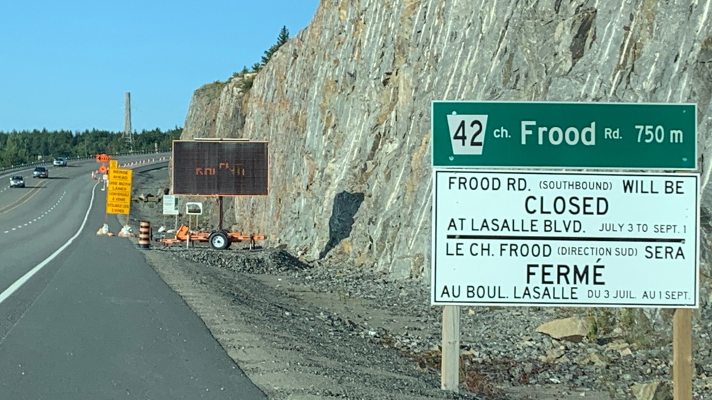 Will Frood Road South in Sudbury reopen Friday as expected?