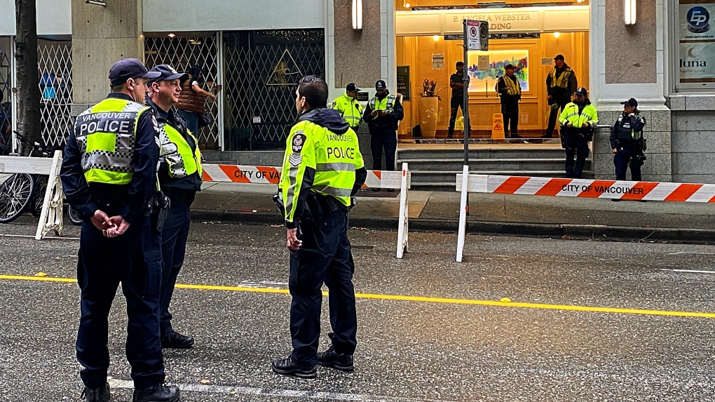 Heavy police presence ahead of planned protest at Vancouver's Indian consulate