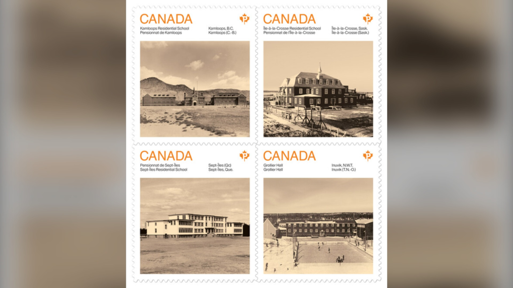These stamps are a reminder of the 'fear, loneliness, pain, and shame' endured by generations of Indigenous children within these federally and church-established institutions, Canada Post said in a press release.